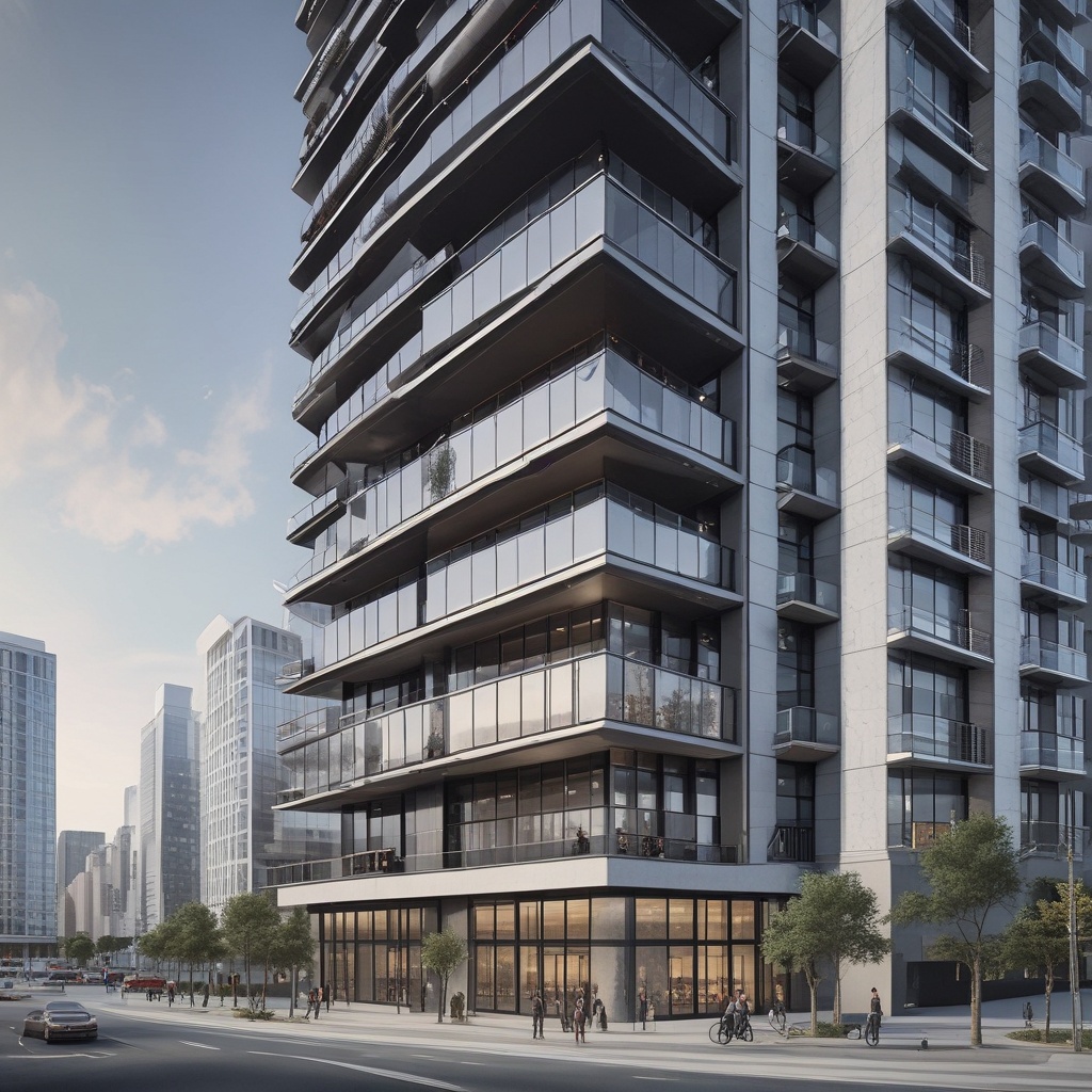 Commercial high-rise building project